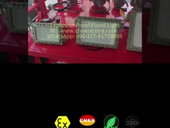 CRI Ra≥80 Explosionsgeschützter LED-Flutlichtstrahler 50-300 Watt für gefährliche Umgebungen