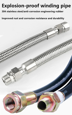Ex Proof Flexible Pipe Conduit ATEX Zertifiziert IP66 WF2 Gummi aus Edelstahl