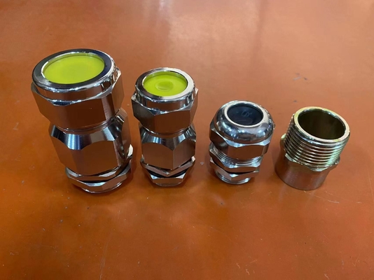 ATEX-zertifizierte Messingkabeldrüse für Eindraht-Rüstungskabel (6-12 mm)
