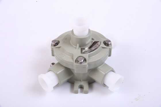 Wasserdicht Korrosionsbeständig WF2 Explosionsbeständig Elektrische Verbindungskiste Druckguss Aluminium IP65 2 3 Einträge Horizont