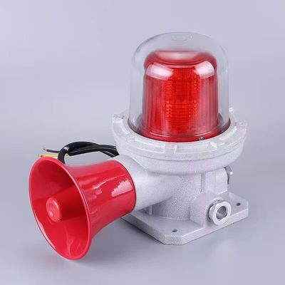 LED-Explosionssichere akustische und visuelle Alarmleuchten für Industrieumgebungen mit einer Blinkfrequenz von 150 mal/min.