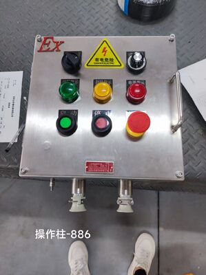 M/G/NPT Anpassbare Lochung Edelstahl Explosionsgeschützte Anschlussdose Exd II C T6 Gb Ex-Kennzeichnung