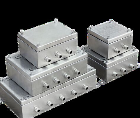 Edelstahl 316 Kundenspezifische explosionsgeschützte korrosionsbeständige Anschlussdose M20 Atex-zertifiziert