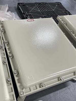 Customized Aluminium Alloy ATEX Ex-proof Junction Box mit SS304& 316 Material G3/4 Kabel Eingang für Ölraffinerie