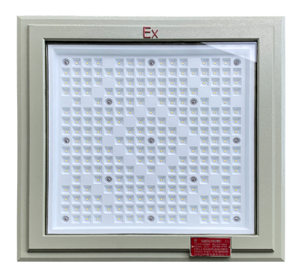 Explosionsgeschütztes LED-Flutlicht, Tankstellenleuchte mit hoher Helligkeit, 100–250 W, maximale Farbtemperatur 5700 K, mit 5 Jahren Garantie