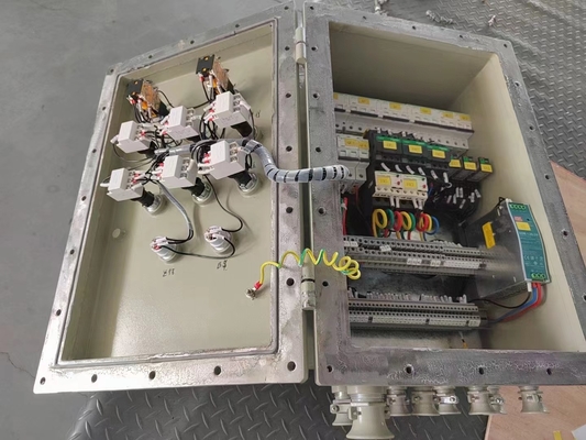 Aluminiumlegierung Ex d e IIC Explosionssicherheit IP66 Kontrollplatte 225A Explosionssicherheit Box für Industrie