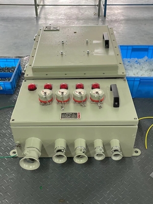 IP65 Edelstahl Wandmontierte elektrische Steuerplatten Gehäuse AC 220V/380V Ex Proof Control Panel
