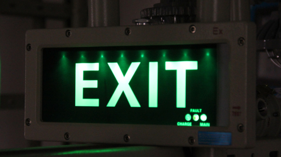OEM Explosionssichere LED-Ausfahrt 24VDC/36VDC/AC. Zertifizierte Sicherheitsbeleuchtung für Zone 1 / Zone 2 Anwendungen