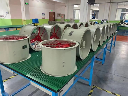 2000 m3/h 1450 r/m Explosionssichere Achsventilator mit 250 mm Durchmesser für explosionsgefährdete Umgebungen