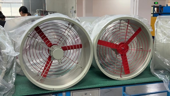 Industrielle 1450r/m Explosionssichere Abgase mit einem Durchmesser von 300 mm Lüftersichere und leistungsstarke Belüftung für gefährliche Bereiche