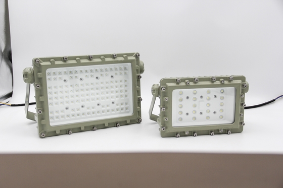 140lm/W Rotfarbene Explosionssichere LED-Leuchten mit AC/DC-Eingang und IP66-Bewertung