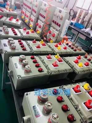 IP65 Edelstahl Wandmontierte elektrische Steuerplatten Gehäuse AC 220V/380V Ex Proof Control Panel