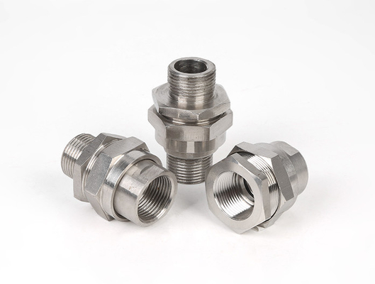 Wasserdicht IP68 Anschluss Explosionssicherung Kabel Drüsen M20 * 1.5 SS304 Spiral Metall Edelstahl gepanzerte versiegelt