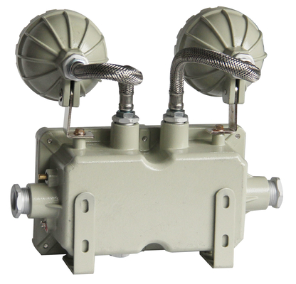 IP66 Wasserdicht Explosionssicher LED Notlicht Wiederaufladbare NiCd Batterie Lichtgrauer Gehäuse