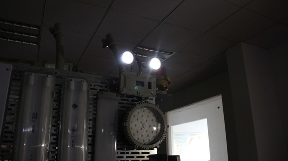 IP66 Wasserdicht Explosionssicher LED Notlicht Wiederaufladbare NiCd Batterie Lichtgrauer Gehäuse