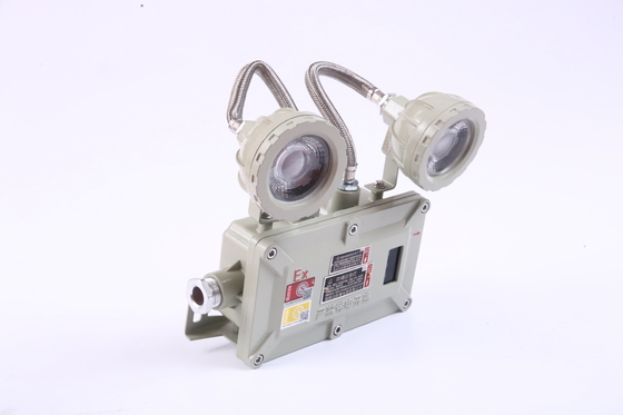 IP66 Wasserdicht Explosionssicher LED Notlicht Wiederaufladbare NiCd Batterie Lichtgrauer Gehäuse