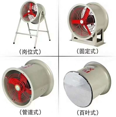 Explosionssichere Schranke Auspuffventilator mit Ex Db IIC T4 Gb IP54 WF2 Schutz