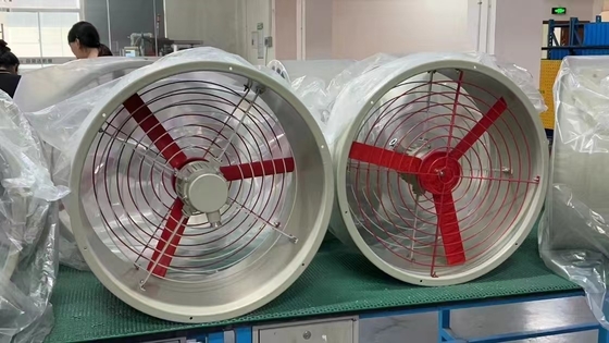 Industrielle 1450r/m Explosionssichere Abgase mit einem Durchmesser von 300 mm Lüftersichere und leistungsstarke Belüftung für gefährliche Bereiche