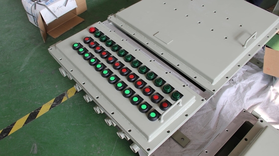Wandmontierte 2 mm Explosionssichere, flammsichere Steuerungen mit einem Schutzniveau von IP66 WF2 mit ATEX-Zertifizierung
