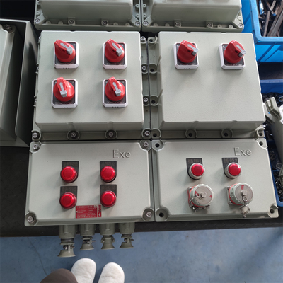 IP66 WF2 Explosionssichere Steuerplattengehäuse Pulverbeschichtete Wandmontage 2 mm