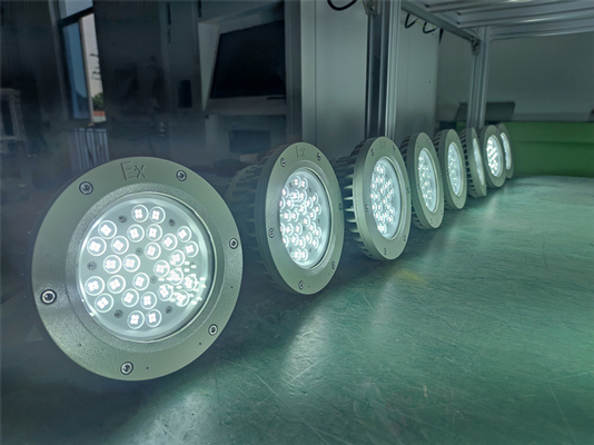 Ex Proof High Bay Light 180lm/w ATEX Korrosionsbeständig IP66 Led Außendeckenlicht 50W-250W