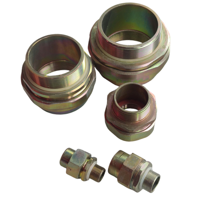 Silberner Messing 6-12mm Klammer Ex Proof Drüse Glatte Oberfläche