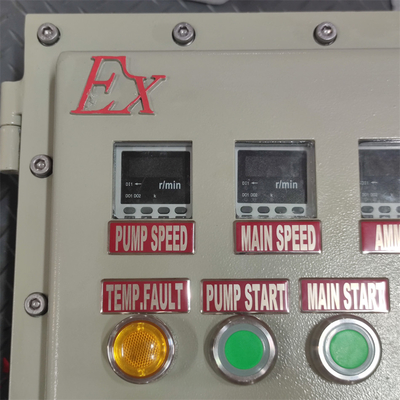 ATEX CNEX-Klassifizierung Ex d Flammdichtes Panel Box Gehäuse IP66 WF2 für Gefährliche Bereiche mit individueller Kabelanbindung 295Vac