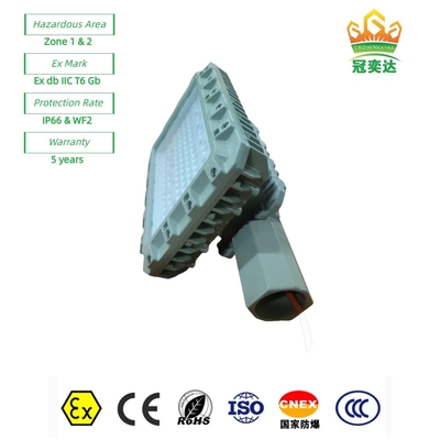 ATEX-Qualifizierte Exproof LED-Straßenleuchten WF2 IP66 CREE-Perlen für Zone 1 Ölfeld/Marine 180lm/w 295≤V