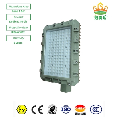 ATEX-Qualifizierte Exproof LED-Straßenleuchten WF2 IP66 CREE-Perlen für Zone 1 Ölfeld/Marine 180lm/w 295≤V