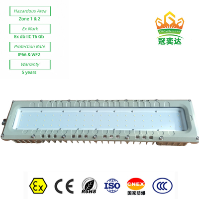 Linienlicht ATEX IEC IP66 WF2 mit Industriealuminium LED Marine Lighting Fixture 90-295V 100Watt