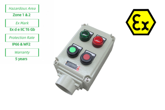 ATEX-Sicherheit Flammdichte elektrische Steuerungsanlage 220/380Vac G1/2&quot;,G3/4&quot;,G1,G1.1/4&quot;,G1.1/2&quot;,G2