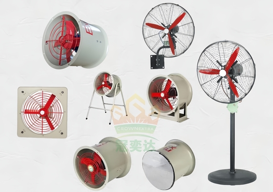 Funkensicherer 4 Zoll Explosionssicherer Auspuffventilator für die Belüftung