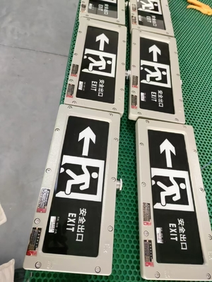 4500-6500K Notfallfeuerdichte Ausfahrt Leuchte 2*3Watt 220VAC 24/36VDC Wand/Decken montiert