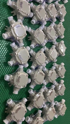 Ex Mark Ex Db IIC T6 Gb/ Ex Tb IIIC T80°C Db feuerfeste Verbindungsgehäuse aus wärmebeständigem Aluminiumlegiertem Material