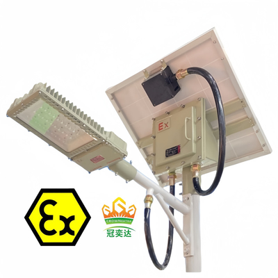 ATEX IECEx Explosionssichere Solar-LED-Straßenbeleuchtung Flammfeste Marine Aluminium