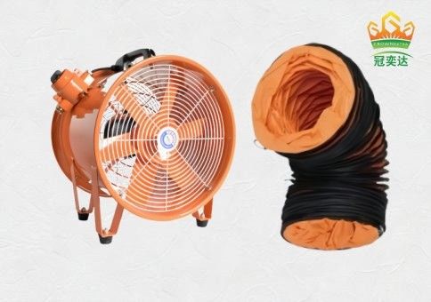ATEX-zertifizierter portabler Explosionssicherungsventilationsventilator mit hohem Luftstrom für Gefahrenzone 1 Abteilung 1 2800 Umdrehungen pro Minute