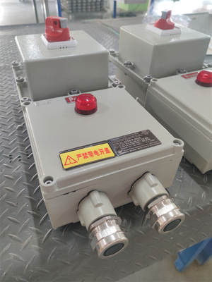 Energieeffiziente ATEX-Explosionsgeschützte Steuerstation – Flammgeschützte elektrische Steuerkästen 220/380Vac G1/2", G3/4", G1, G1.1/4", G1.1/2", G2