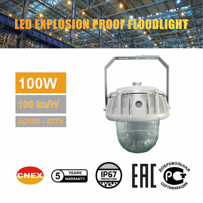 Explosionsgeschützte Beleuchtung Aluminiumlegierung IP66 50-100W Hocheffiziente LED