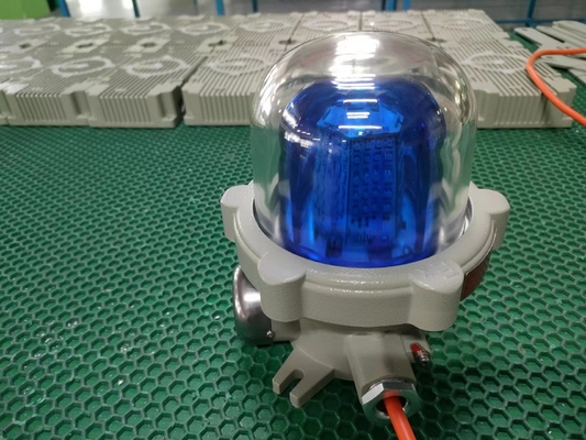 WF2 Sonnenstromerzeugung Audible & Visual Obstruction Light -- IP66 -- 90dB Alarm -- Luftfahrt Warnlicht
