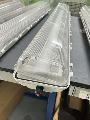 2×48 Zoll Explosionssicherheit LED-Rohrlicht   115lm/W ABS Gehäuse für Gefährdete Industriebeleuchtung