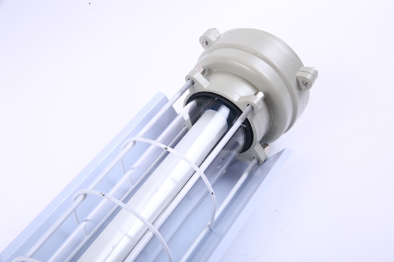 Für Nassbereiche Zone 21 und 22 Korrosionsbeständige Ex Db Eb IIC T6 Gb, Ex Tb IIIC T80°C Db Robuste ATEX explosionsgeschützte LED-Linearleuchte 100lm/W IP66