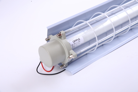 Für Nassbereiche Zone 21 und 22 Korrosionsbeständige Ex Db Eb IIC T6 Gb, Ex Tb IIIC T80°C Db Robuste ATEX explosionsgeschützte LED-Linearleuchte 100lm/W IP66