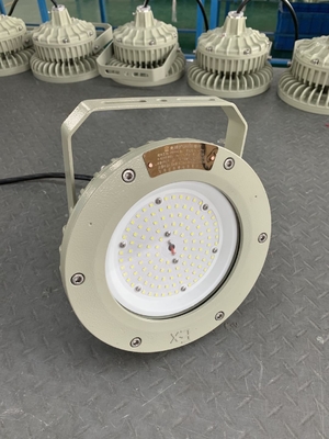 50000 Stunden Lebensdauer ATEX CNEX zertifizierte explosionsgeschützte IP66 LED Hallenleuchte 100W 150W 200W für Öl-, Gas-, Chemie-, Bergbau- und Marineumgebungen