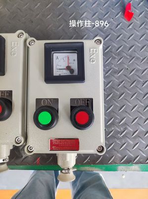 Explosionsgeschützte 10-A-Kontrollstation WF2 aus ATEX-Gussalamin/Edelstahl