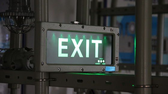 Fabrik Direktverkauf Atex Led Explosion Proof Notfall Chemieindustrie Ip66 Wasserdichte Tankstellen Ausgang Lichter