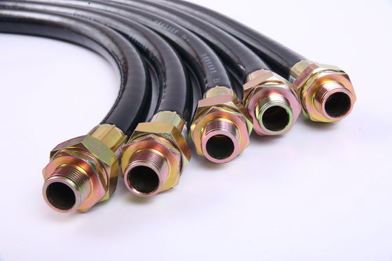 Einfache Installation Explosionssichere flexible Leitung G1.1/2'' Anpassungsmöglichkeiten mit Gummi-Kunststoff