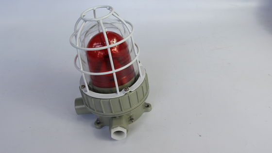 ATEX Akustisch-visuelle Alarmsirene Rot 90 dB 24 V DC IP66 Explosionsgeschützte LED Rot Gelb Signalalarmlichter