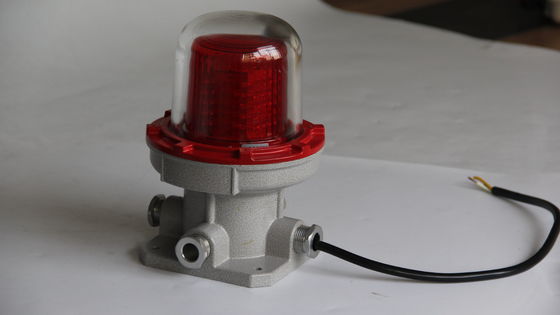 ATEX Akustisch-visuelle Alarmsirene Rot 90 dB 24 V DC IP66 Explosionsgeschützte LED Rot Gelb Signalalarmlichter