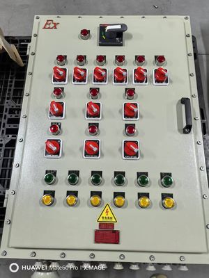 IP65 Edelstahl Wandmontierte elektrische Steuerplatten Gehäuse AC 220V/380V Ex Proof Control Panel