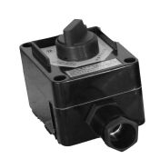 220V 380V WF2 Explosionsgeschützter Schalter GFK-Material Hohe Korrosionsbeständigkeit Zone 22 Elektrischer Wahlschalter